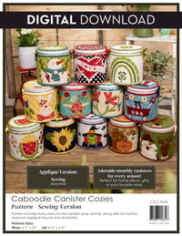 Caboodle Canister Cozies Pattern - Sewing Version