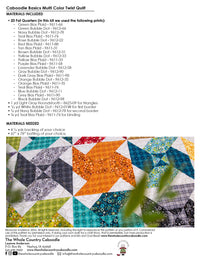 Caboodle Basics Multi Color Twist Quilt Kit