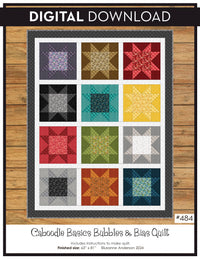 Caboodle Basics Bubbles & Bias Quilt Pattern