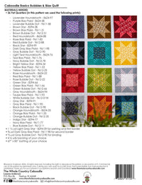 Caboodle Basics Bubbles & Bias Quilt Pattern