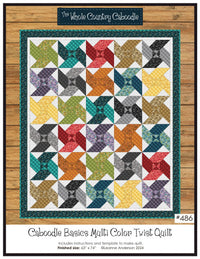 Caboodle Basics Multi Color Twist Quilt Pattern