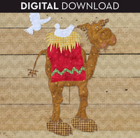 Camel & Doves Applique