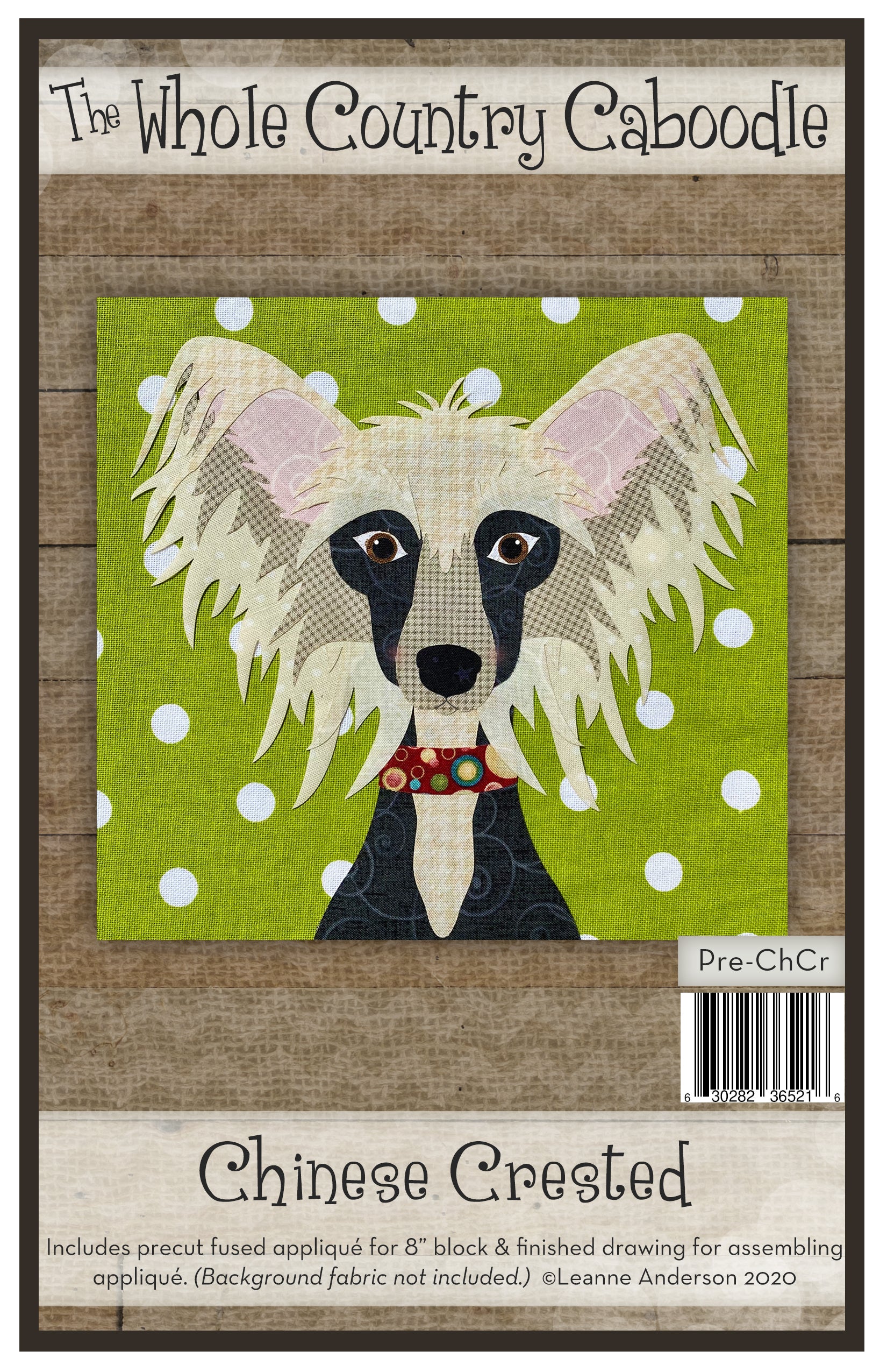 Chinese Crested Applique