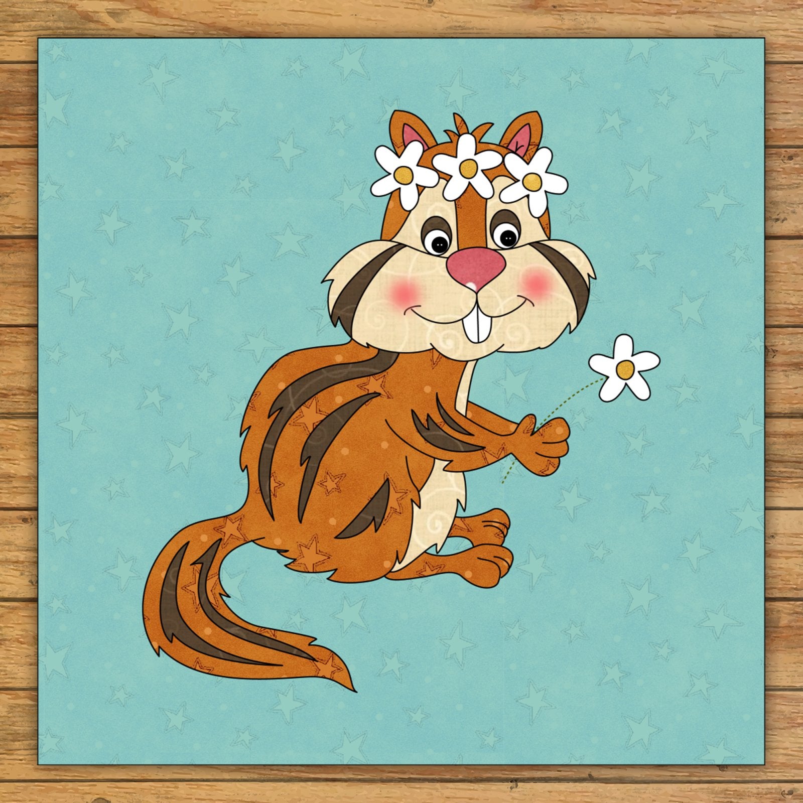 Chipmunk Applique