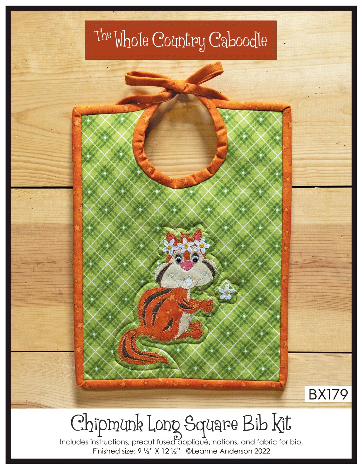 Chipmunk Long Square Bib Kit