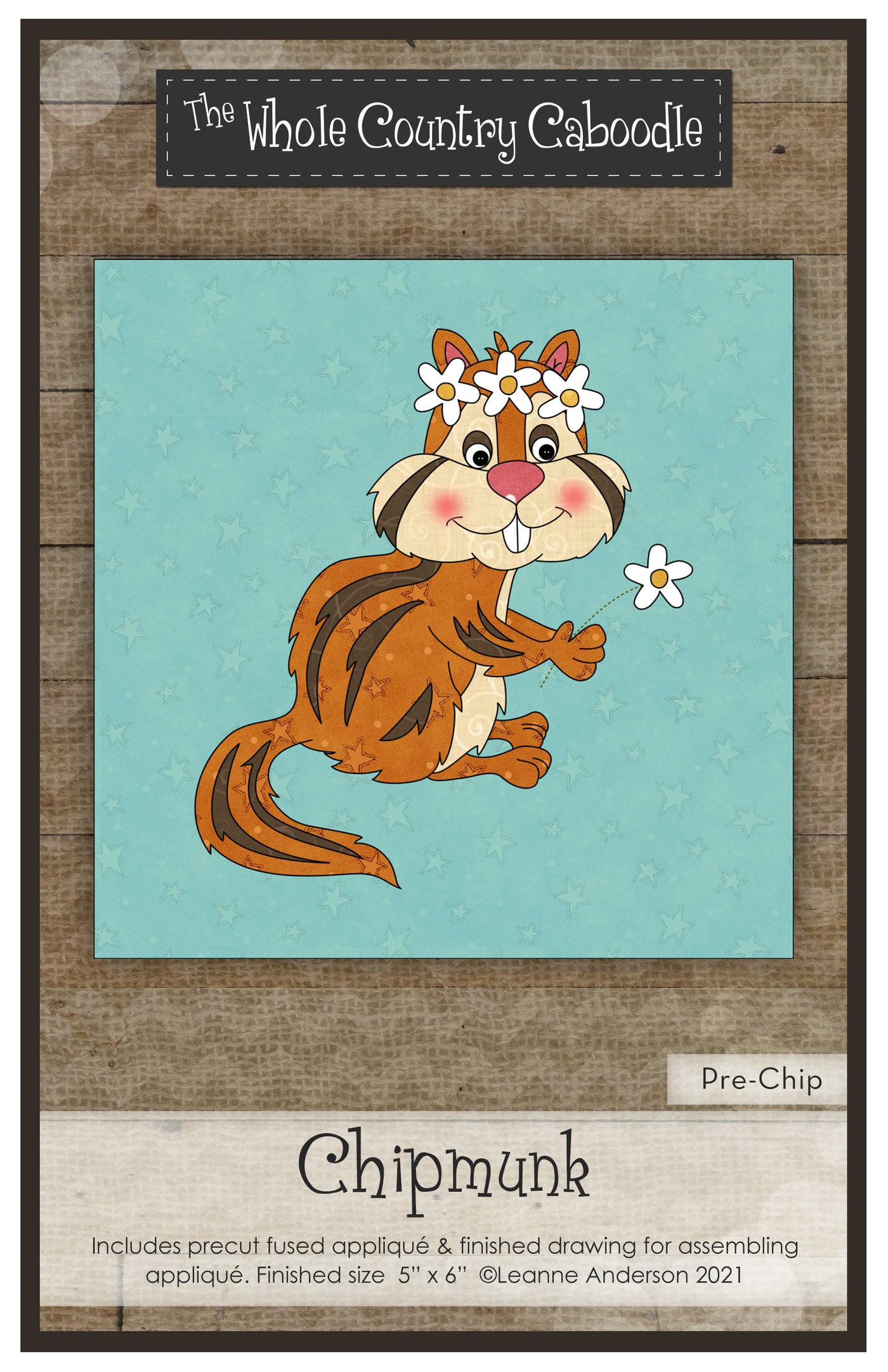 Chipmunk Applique
