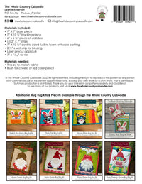 Chocolate Bunny Mug Rug Kit