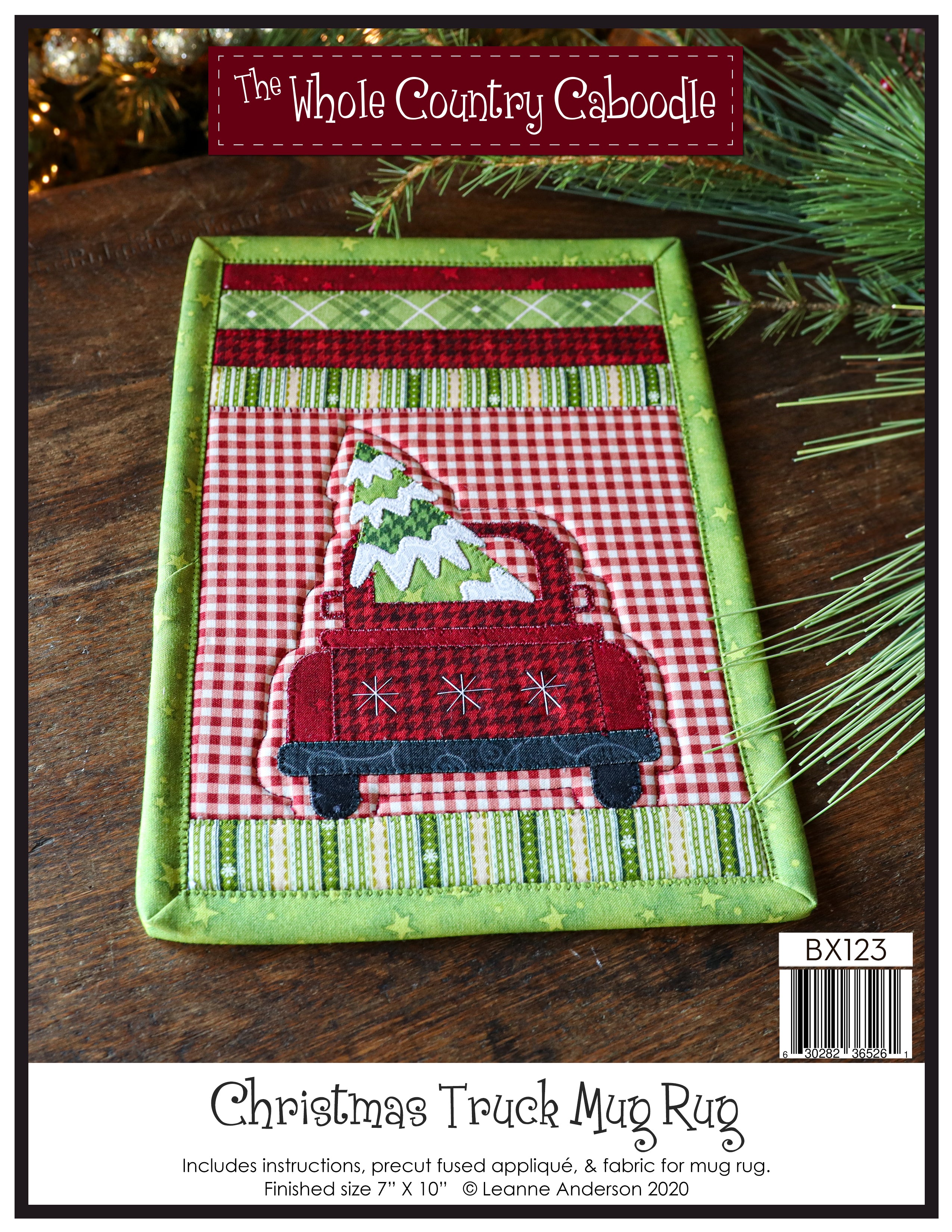 Christmas Truck Mug Rug Kit