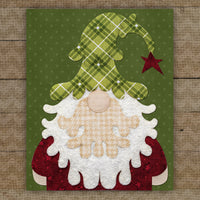 Christmas Tree Gnome Applique