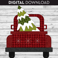 Christmas Truck Applique