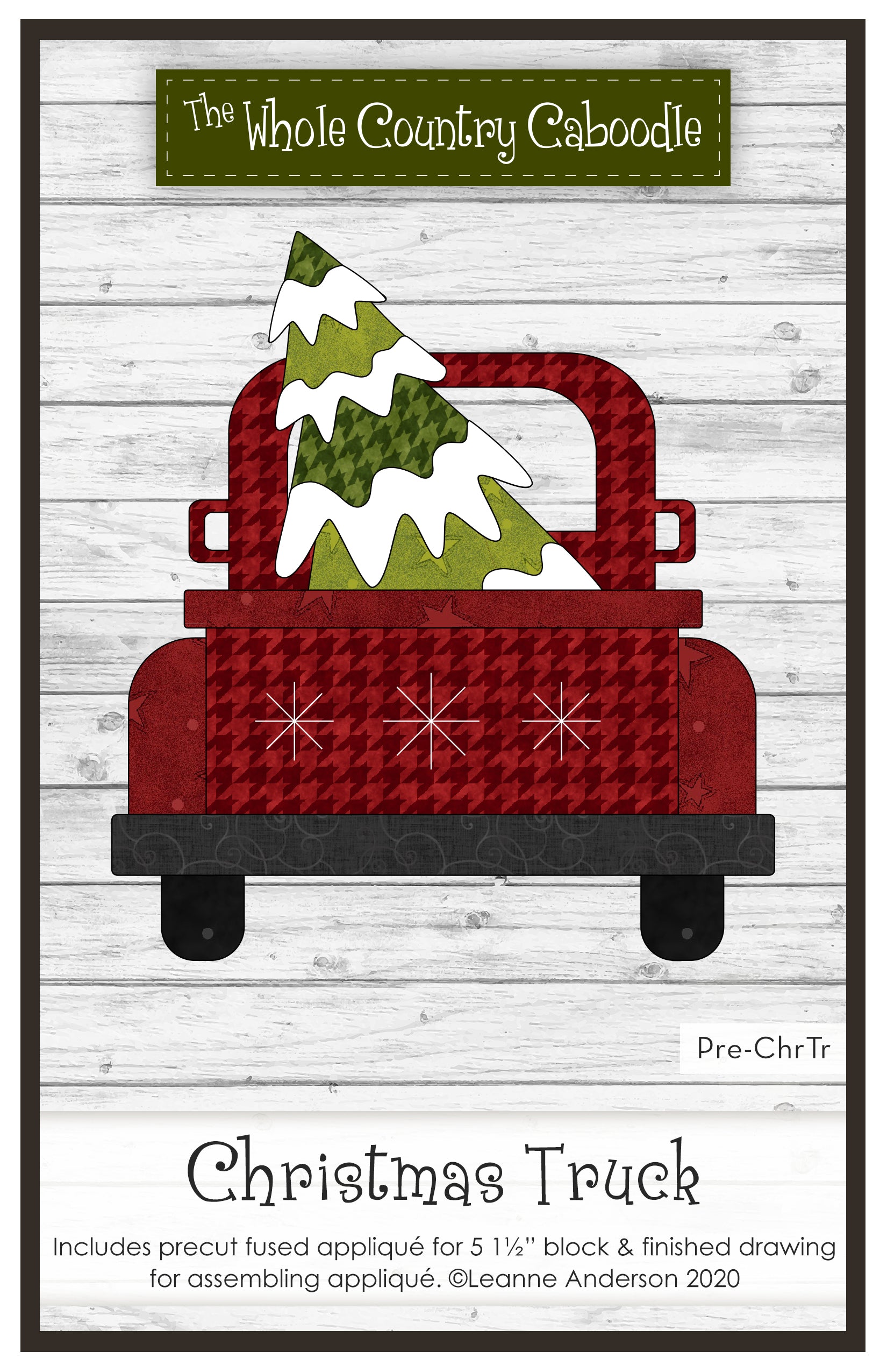 Christmas Truck Applique