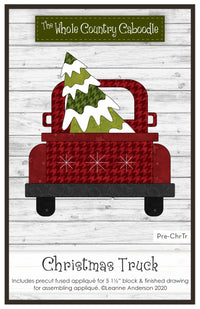 Christmas Truck Applique