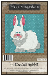 Cottontail Rabbit Applique