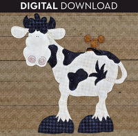 Cow & Mouse Applique