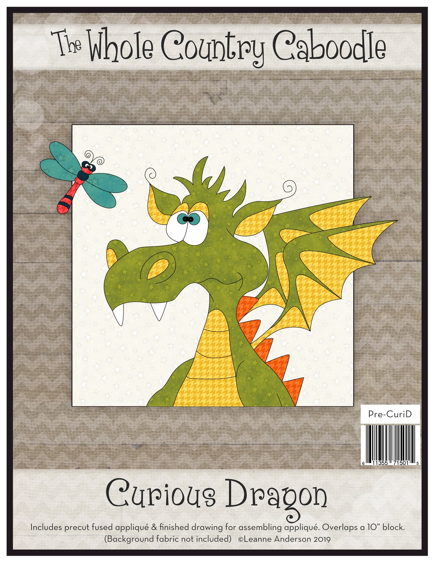 Curious Dragon Applique