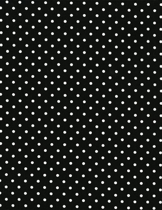 DOT-C1820 Black Dots || Timeless Treasures