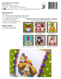 Daisy Gnome Pillow Wrap & Cover Kit