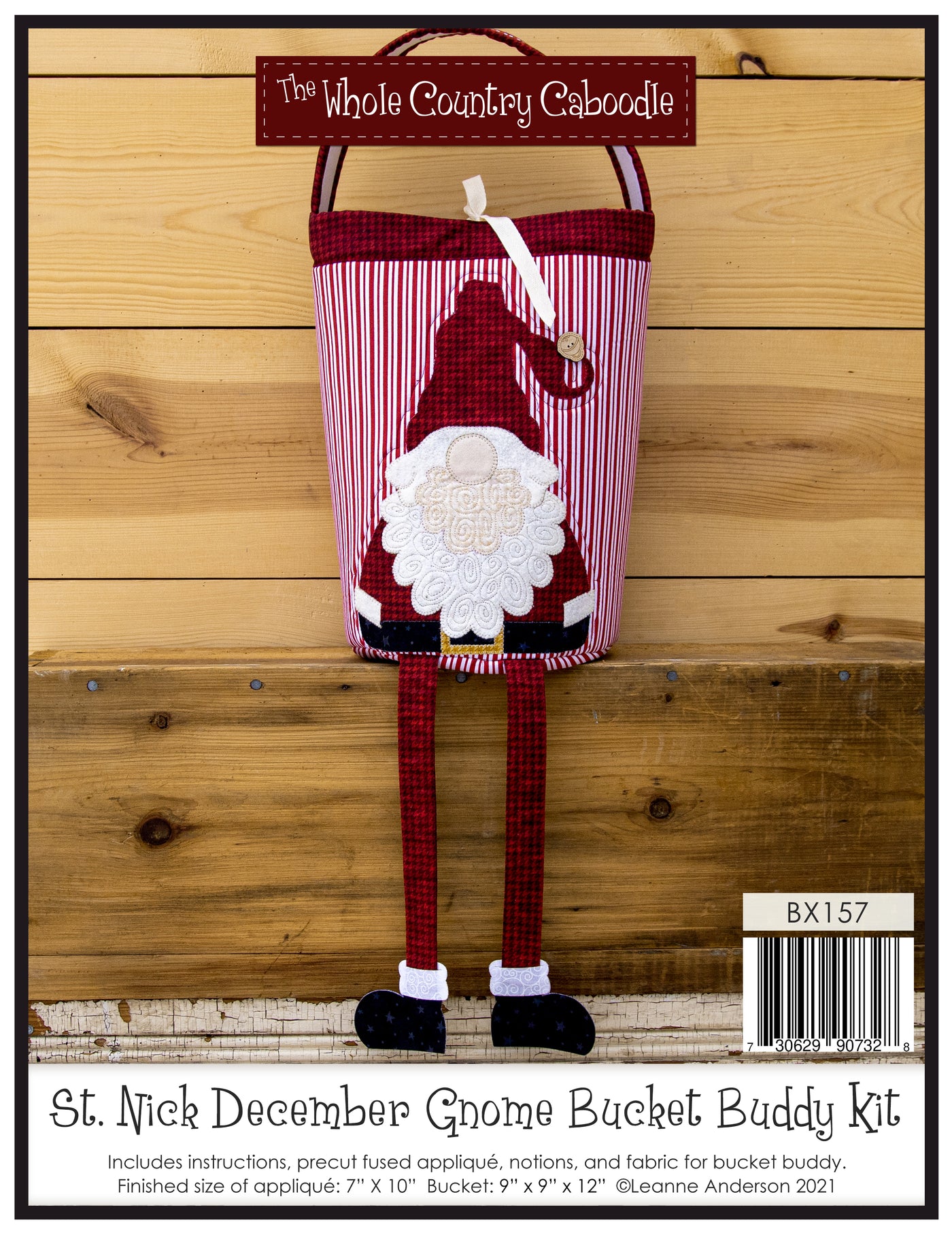 December St. Nick Gnome Bucket Buddy Kit
