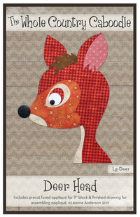 Deer Head Applique