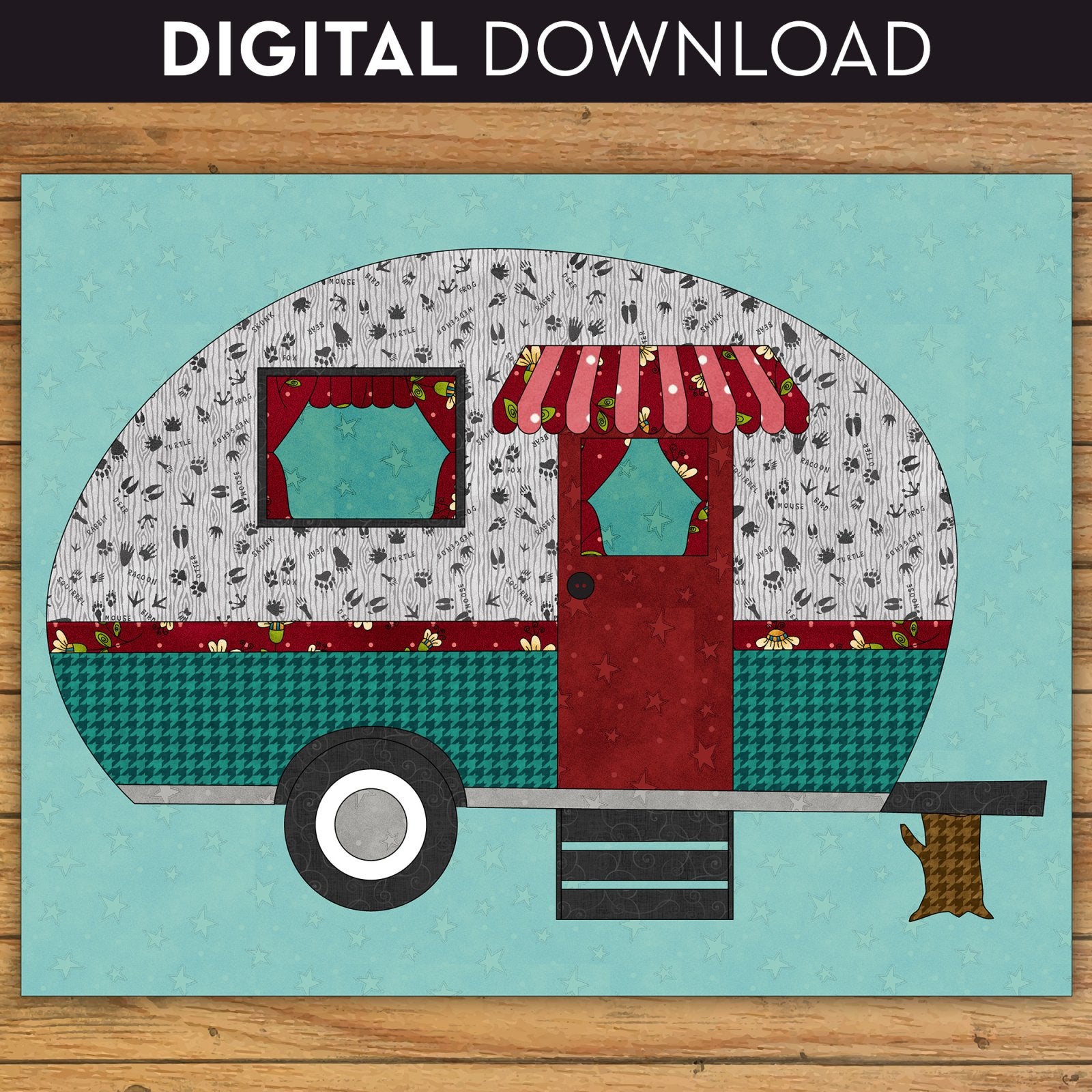 Camper Applique