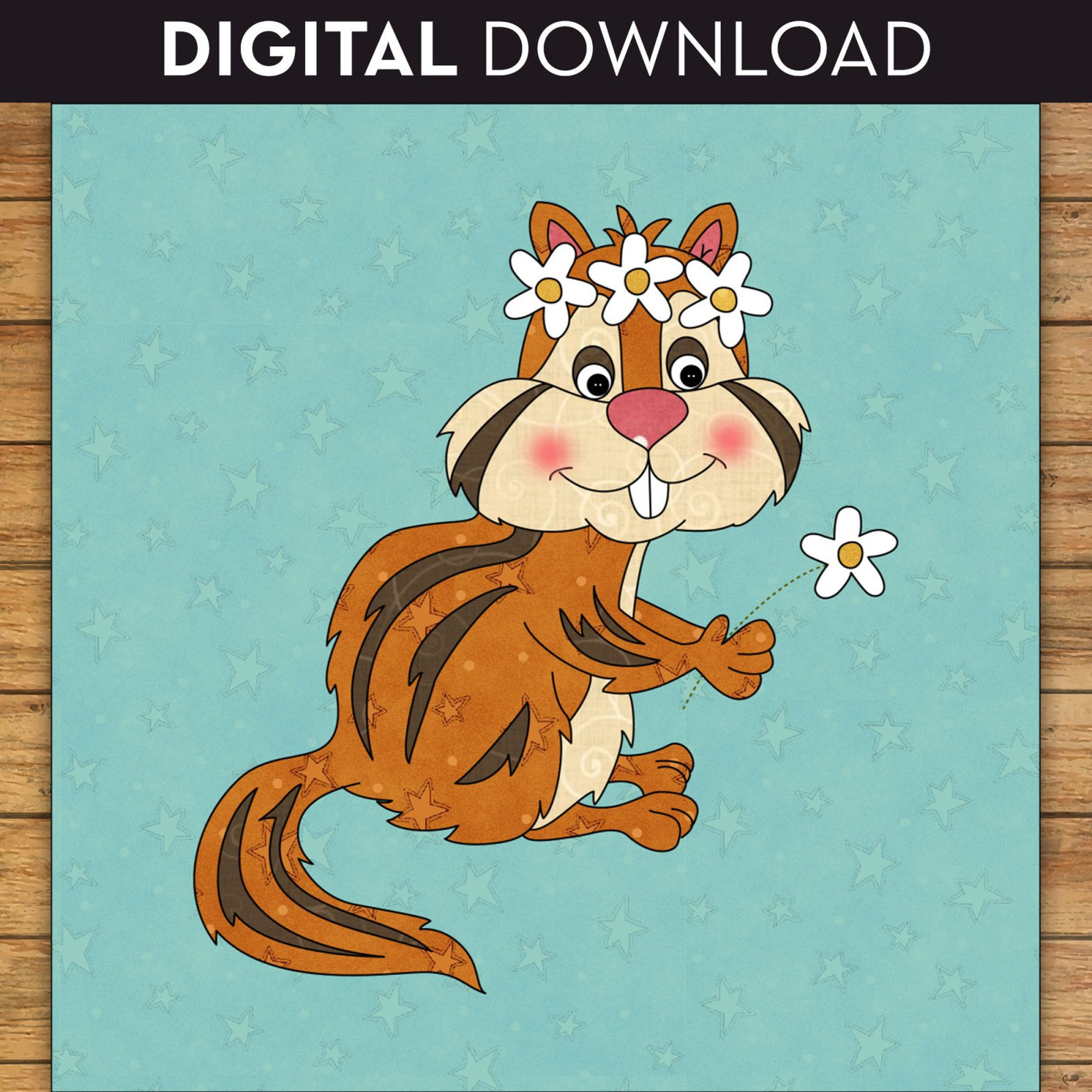 Chipmunk Applique