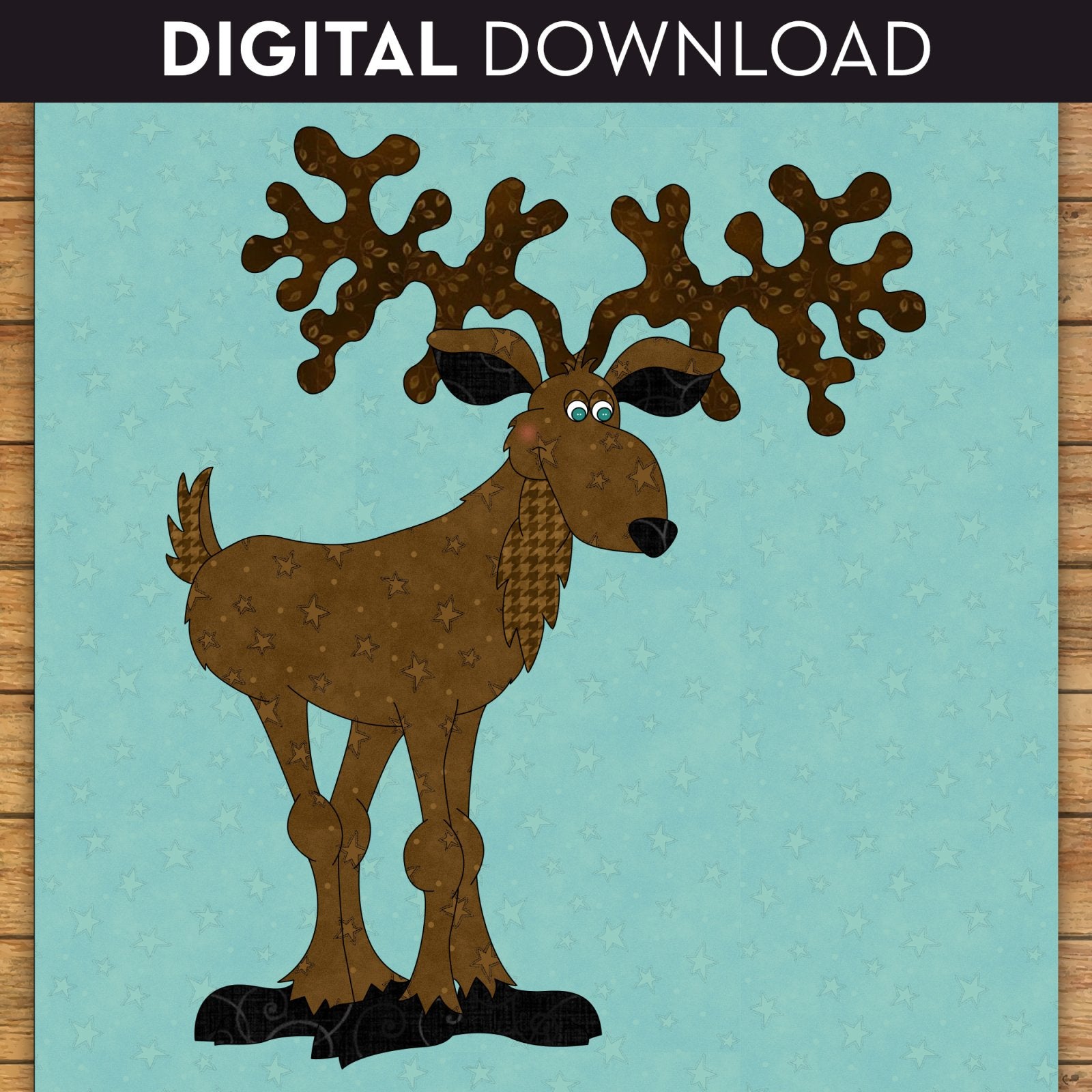 Elk Applique Applique