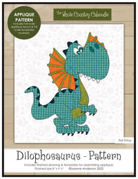 Dilophosaurus Applique