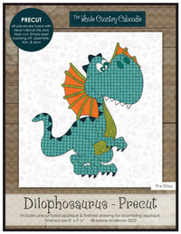 Dilophosaurus Applique