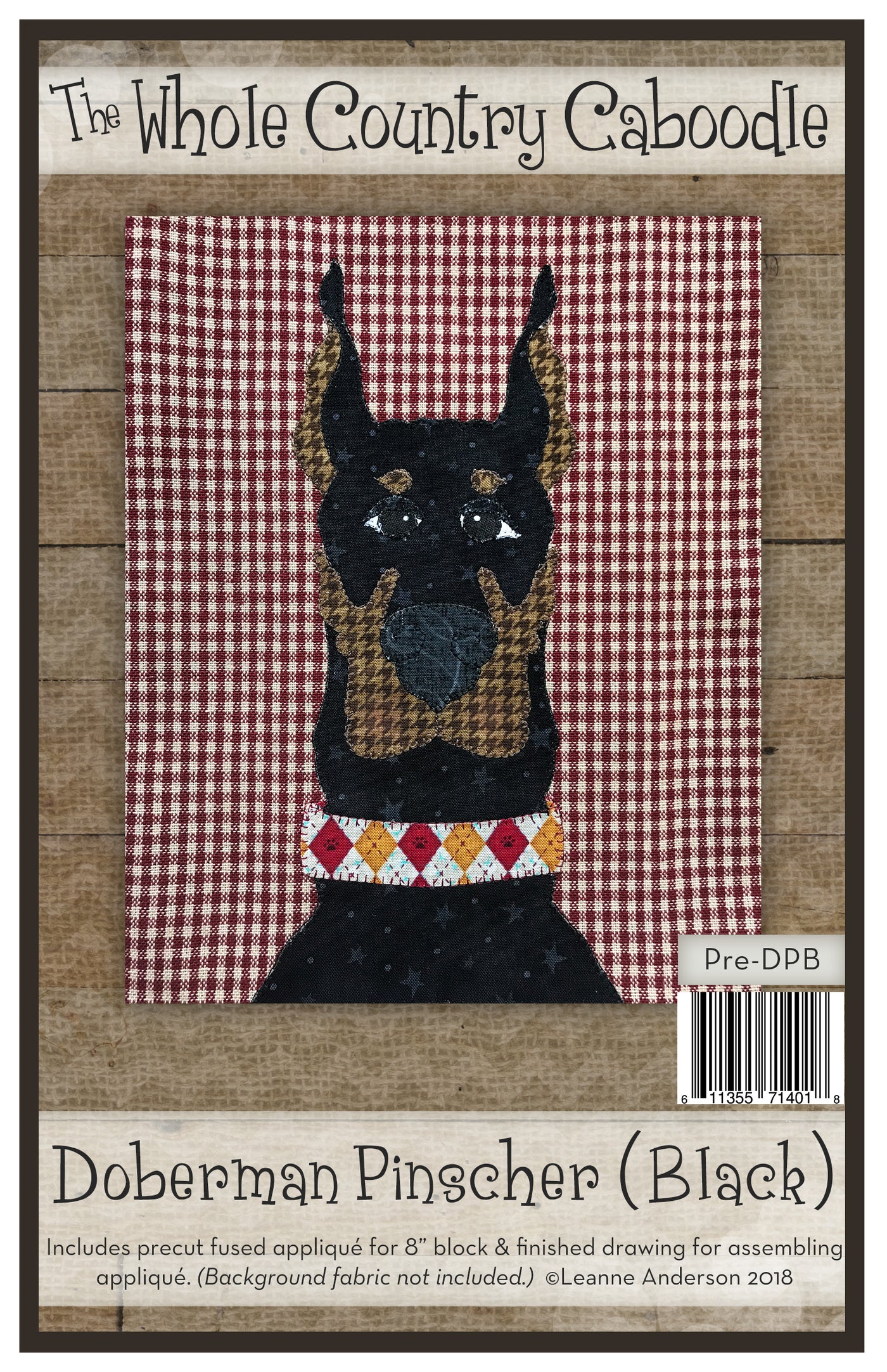 Doberman Pinscher Applique
