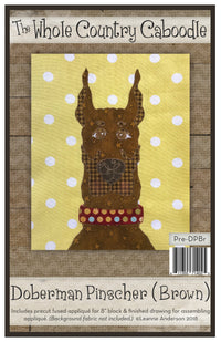Doberman Pinscher Applique
