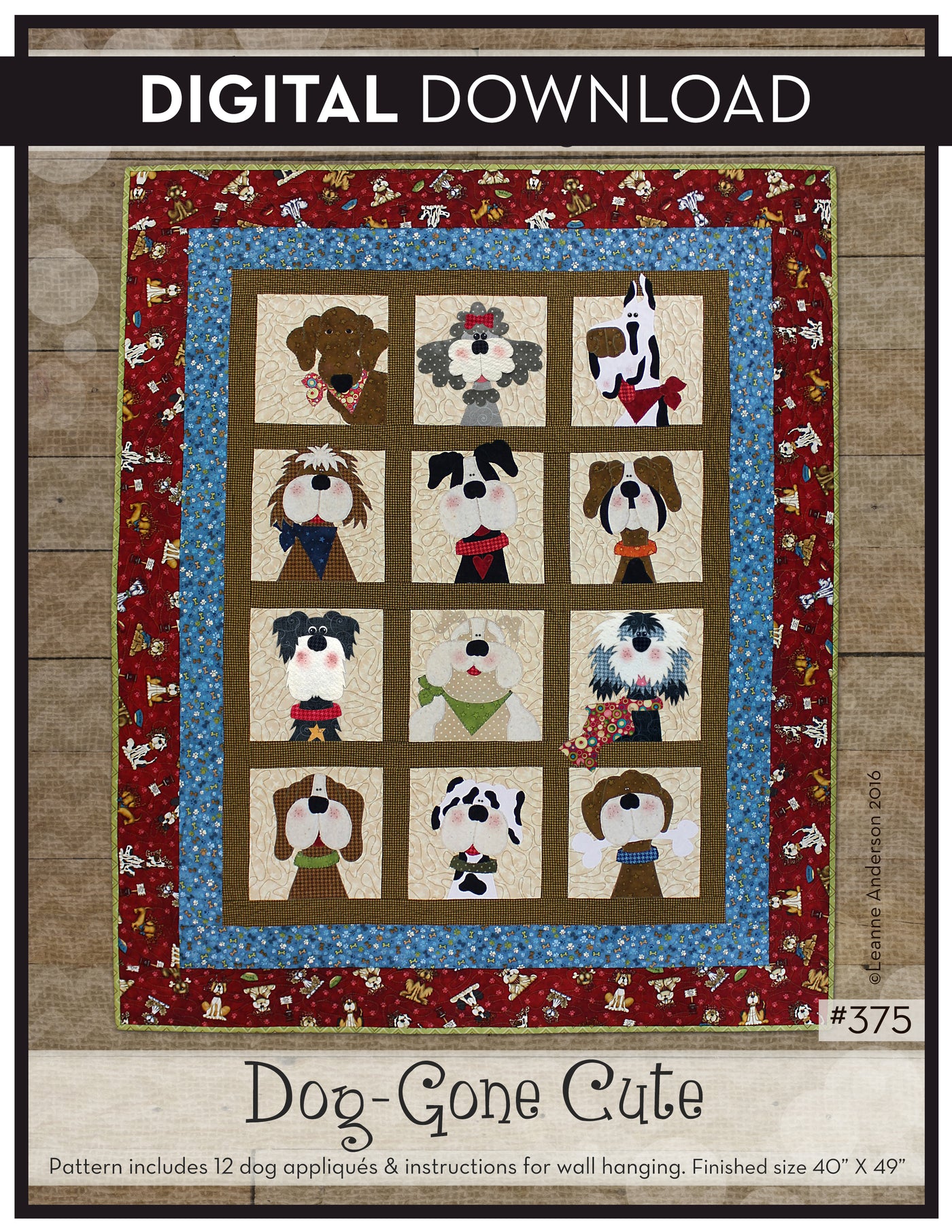 Dog Gone Cute Pattern