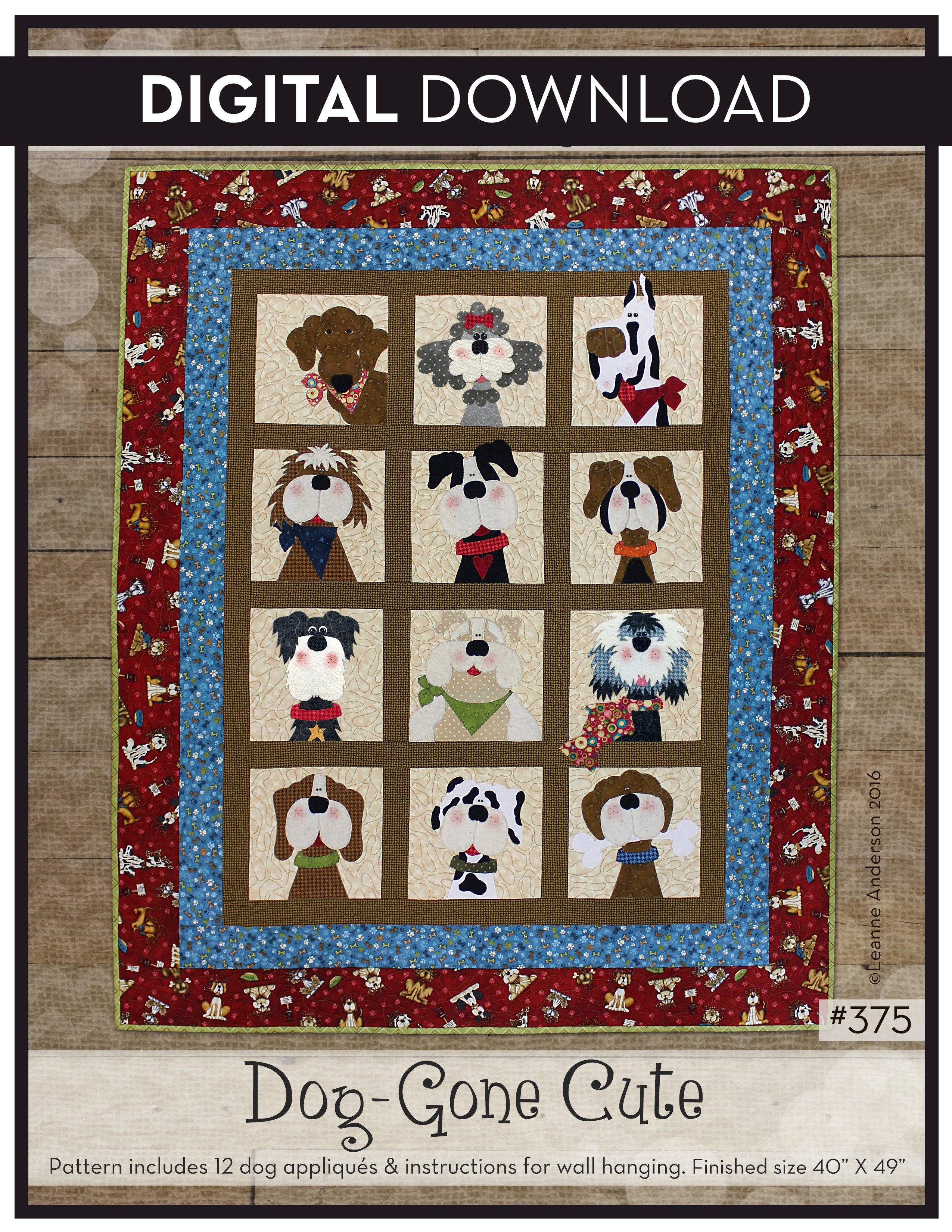 Dog Gone Cute Pattern