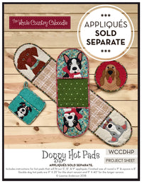 Doggy Hot Pads Pattern (Appliques not included)