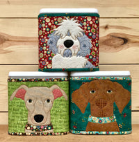 Doggy Treat Canister Cozy (Appliques not included)
