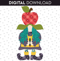 Teacher Gnome Applique