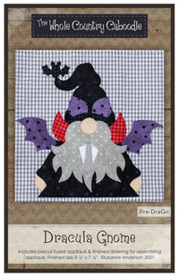 Dracula Gnome Applique