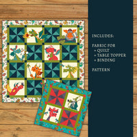 Dragon Applique Quilt & Table Topper Kit