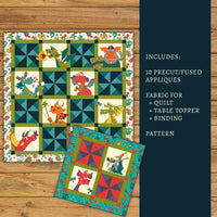 Dragon Applique Quilt & Table Topper Kit