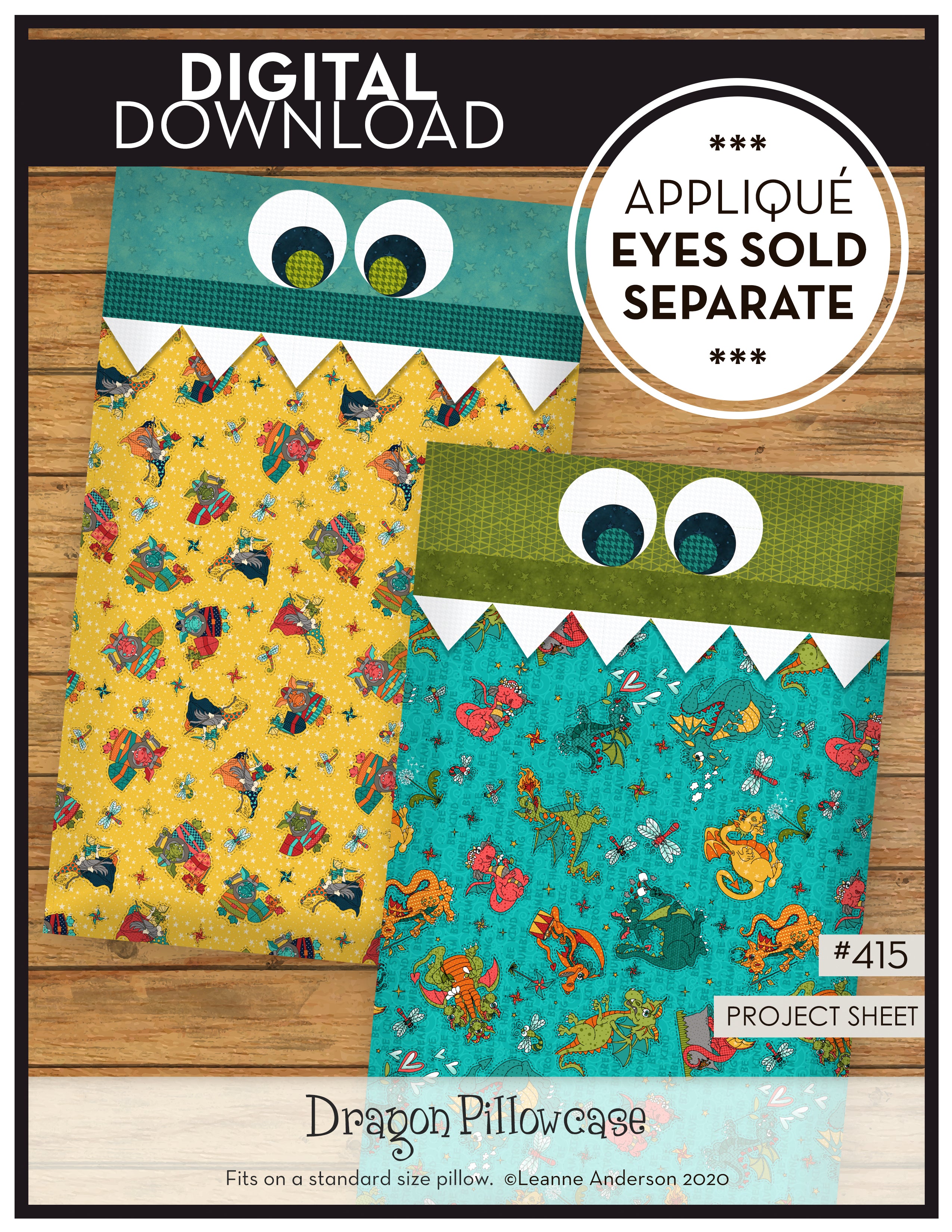 Dragon Pillowcase Pattern
