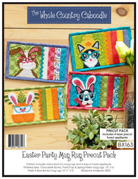 Easter Party Mug Rugs Pattern