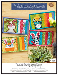 Easter Party Mug Rugs Pattern