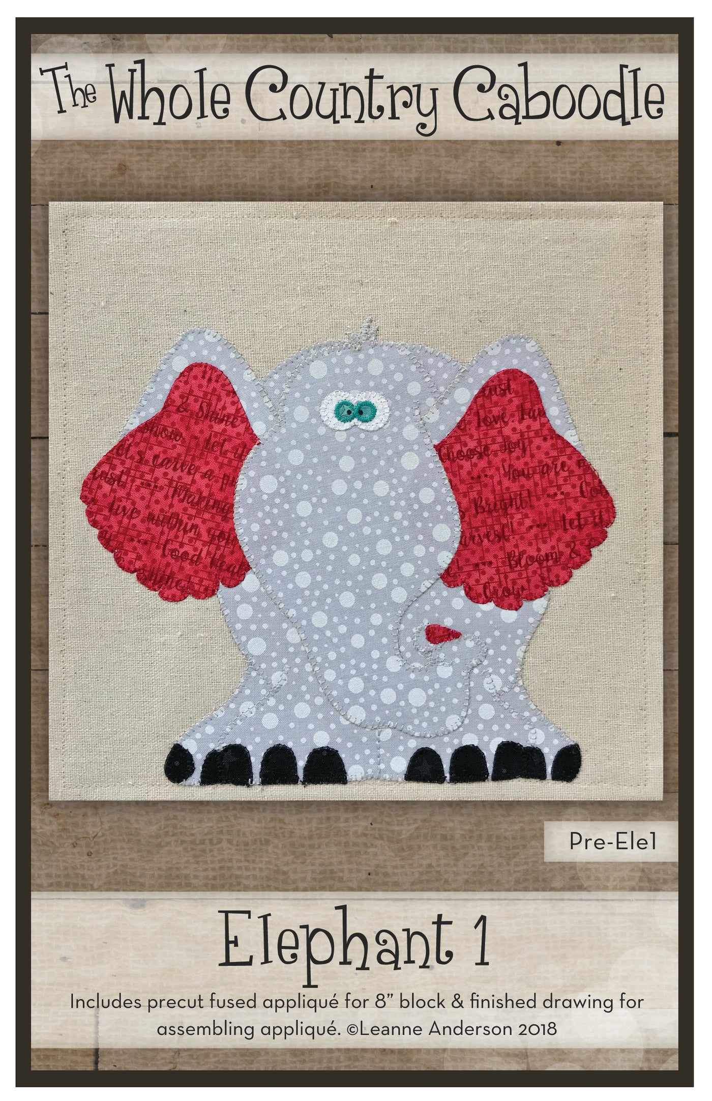Elephant Applique