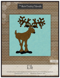 Elk Applique Applique