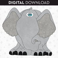 Ellie The Elephant Applique