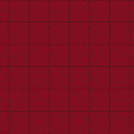 9794 Cranberry Windowpane Plaid || Scrappenstance