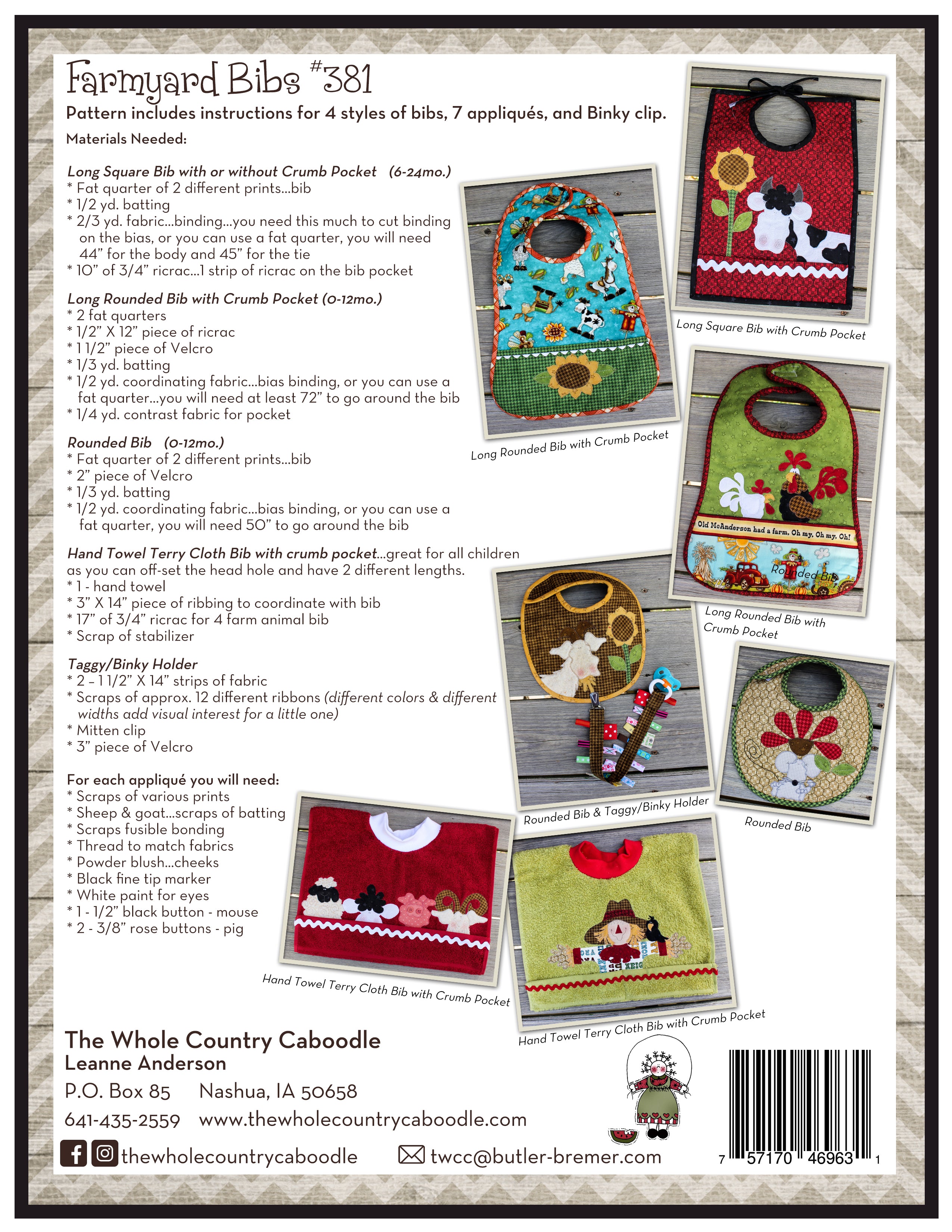 Farmyard Bibs