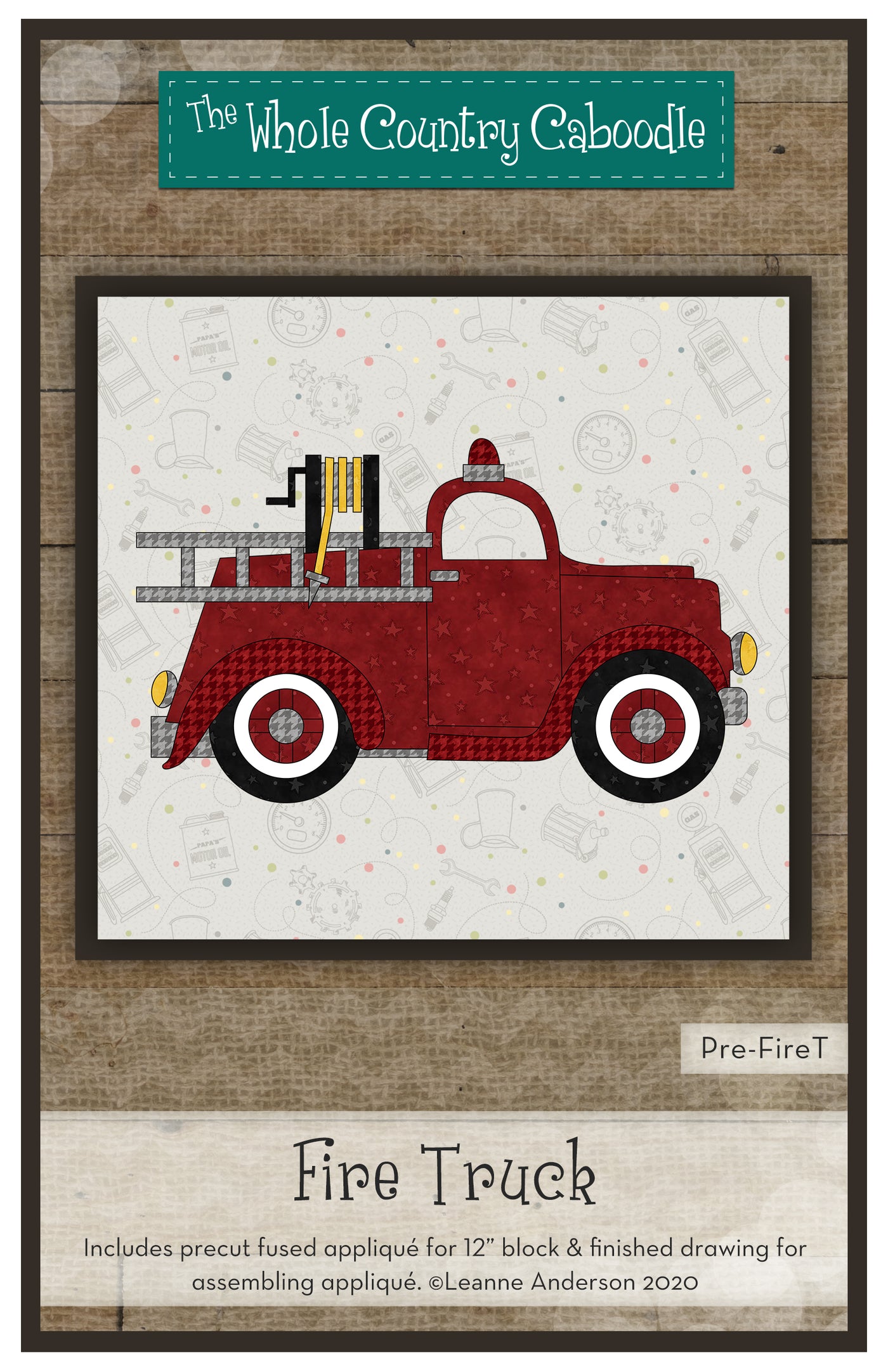 Fire Truck Applique