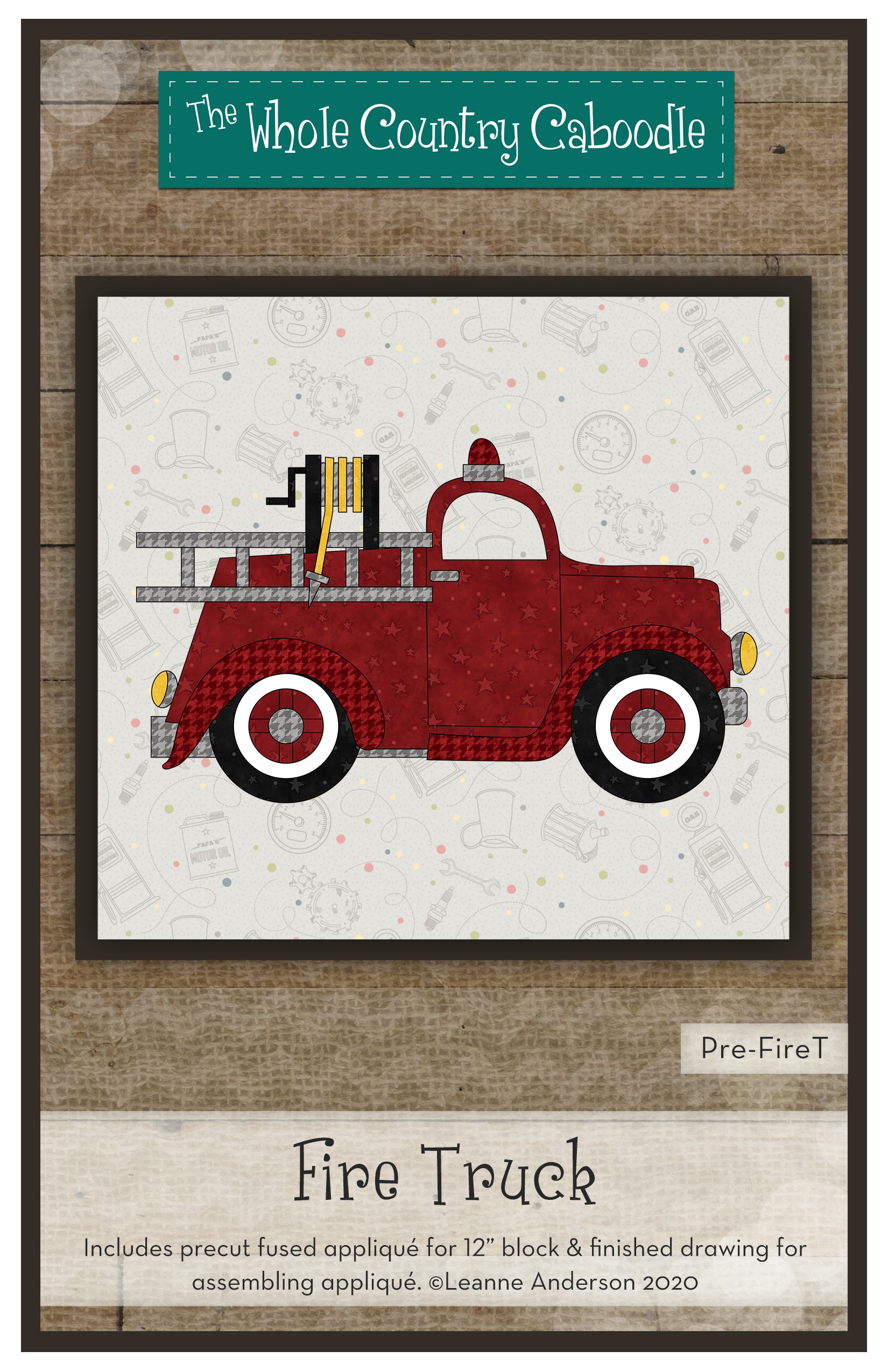Fire Truck Applique