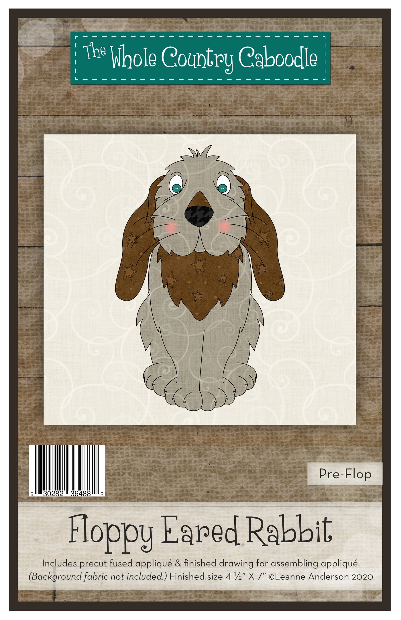 Floppy Eared Rabbit Applique