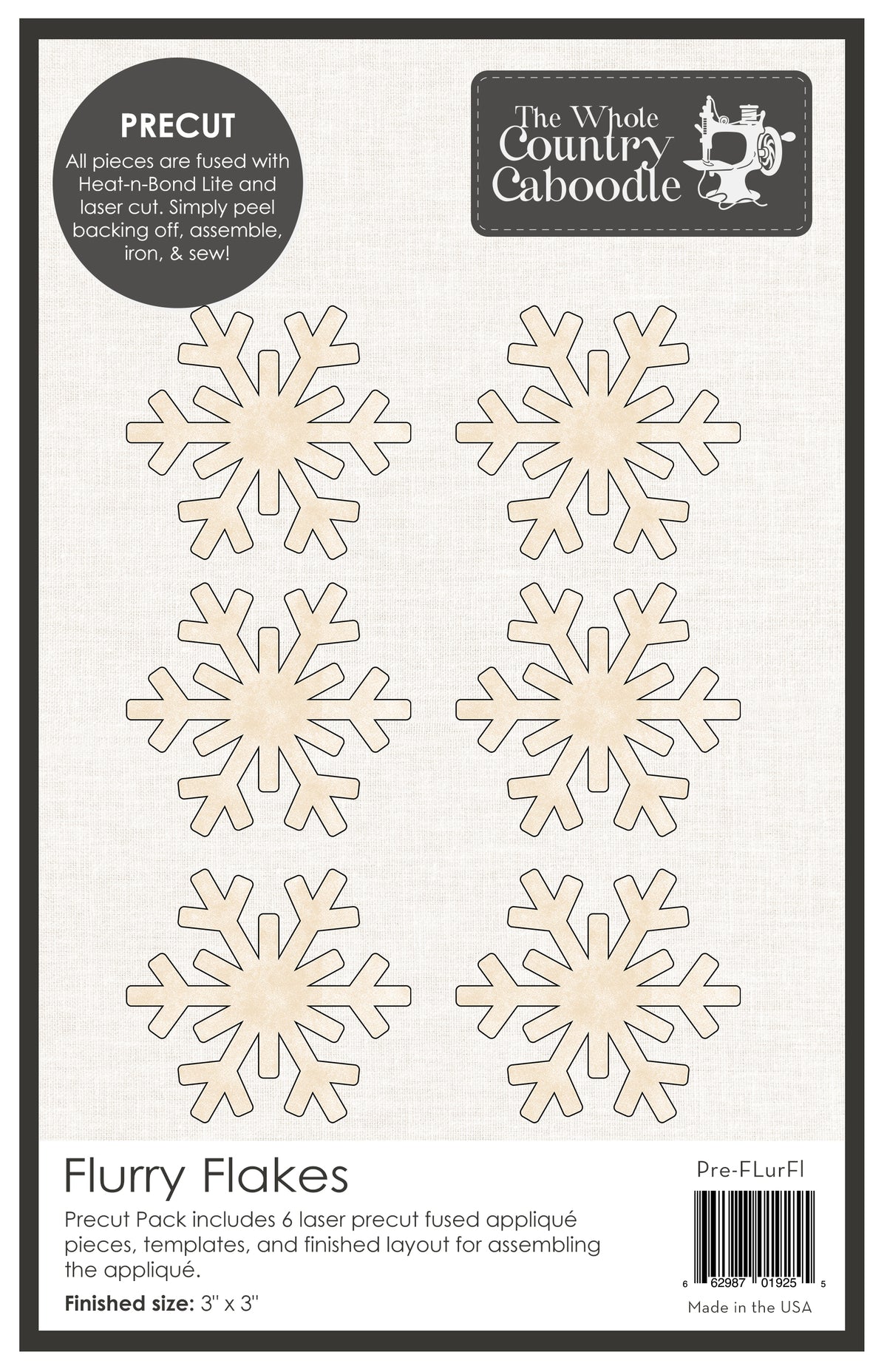 Flurry Flakes Applique